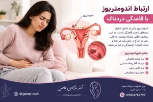 ارتباط اندومتریوز با قاعدگی پردرد اندرومتریوز چقدر تاثیر دارد؟ خانم دکتر مژگان جامعی