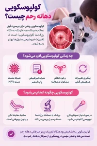 سرطان دهانه رحم با کولپوسکوپی 